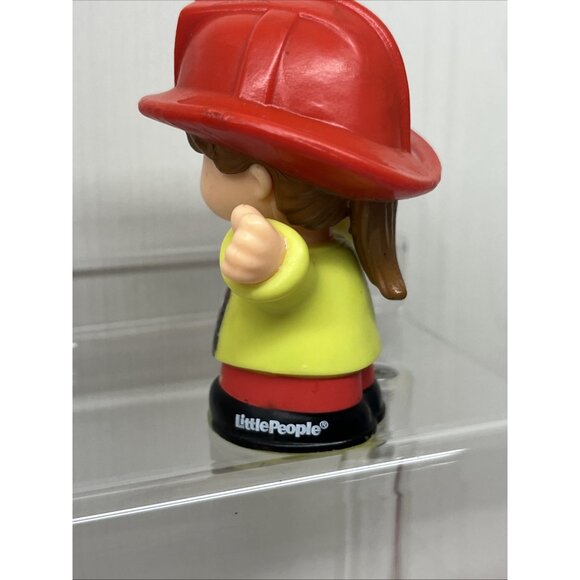 Fisher Price Little People Firefighter Girl Boy Dog Dalmatian lot of 5 Mattel - Picture 6 of 16